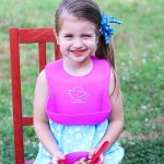 Silicone Baby Bibs Easily Wipe Clean Comfortable Soft Waterproof Bib Keeps Stains Off, Set of 2 Colors - Image 7
